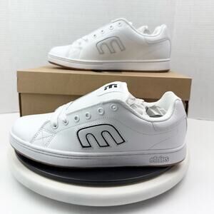 Etnies Callicut Mens Size 9 Retro 2003 White Skateboard Sneakers Skater Shoes